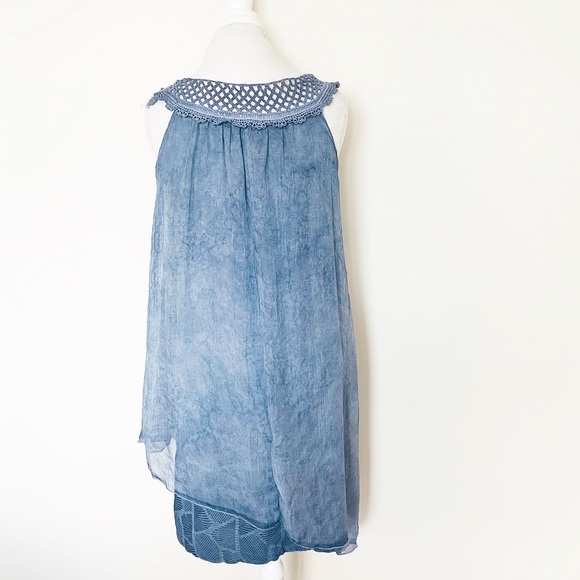 Vintage Concept brand blue dress size small - Picture 4 of 7